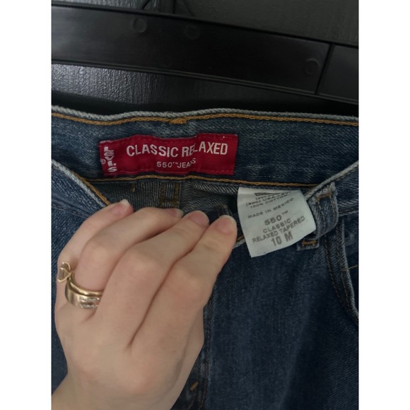 Levi's 550 Jeans Size 10 M Relaxed Tapered Blue Denim - Picture 2 of 7